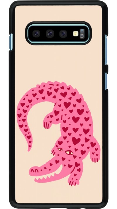 Coque Samsung Galaxy S10+ - Pink crocodile 2026