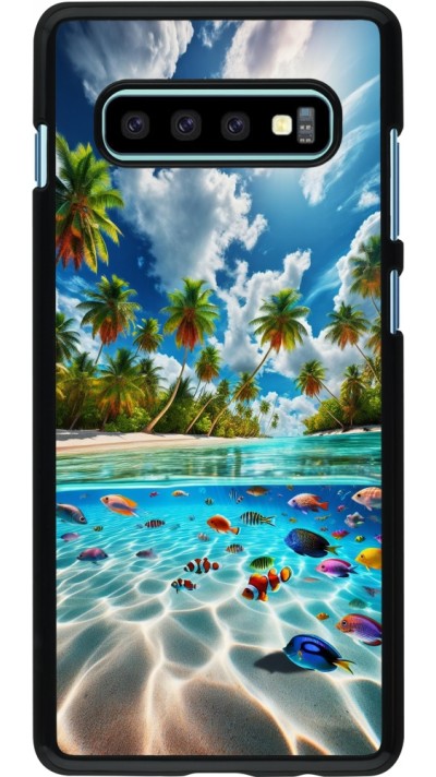 Coque Samsung Galaxy S10+ - Plage Paradis