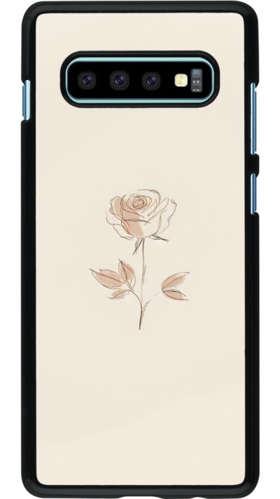 Coque Samsung Galaxy S10+ - Sable Rose Minimaliste