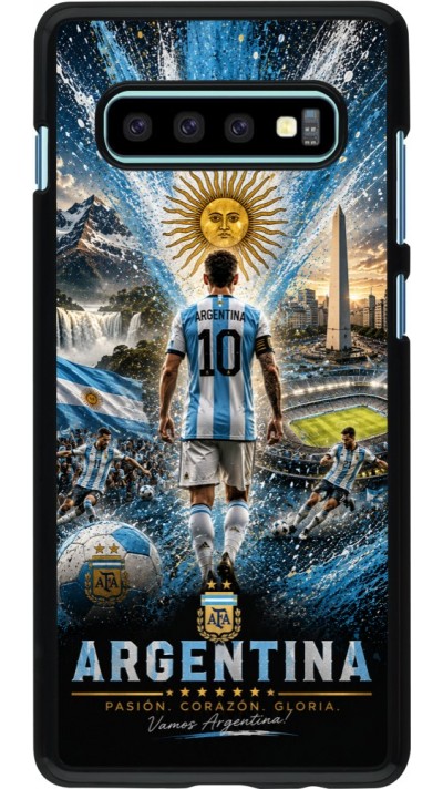 Coque Samsung Galaxy S10+ - Football Argentine splash 2026