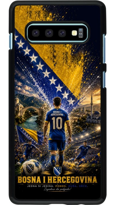 Coque Samsung Galaxy S10+ - Football Bosnie-Herzégovine splash 2026