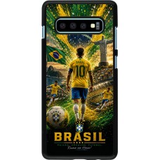 Coque Samsung Galaxy S10+ - Football Brésil splash 2026
