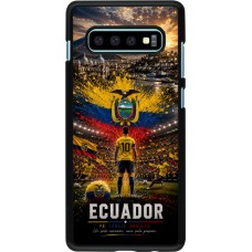 Coque Samsung Galaxy S10+ - Football Équateur splash 2026
