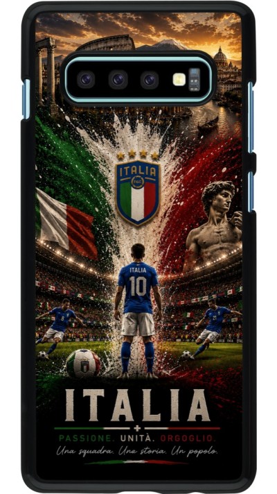 Coque Samsung Galaxy S10+ - Football Italie splash 2026