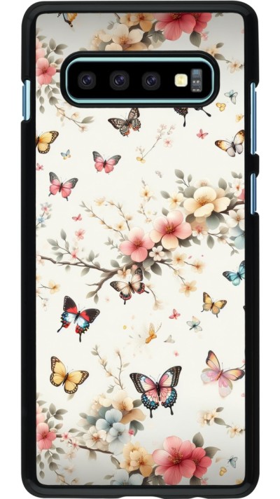 Coque Samsung Galaxy S10+ - Spring 25 Papillons Légers