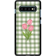 Coque Samsung Galaxy S10+ - Green vichy tulips 2026