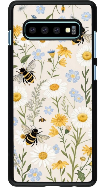 Coque Samsung Galaxy S10+ - Pattern bees 2026
