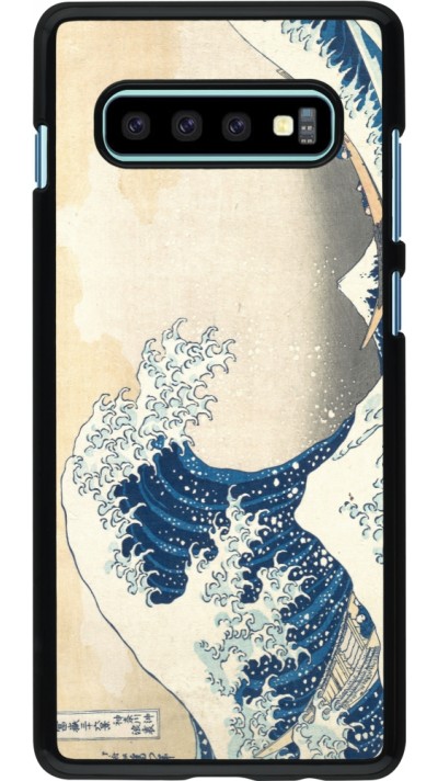 Coque Samsung Galaxy S10+ - Tableau art - La Grande Vague de Kanagawa - Hokusai