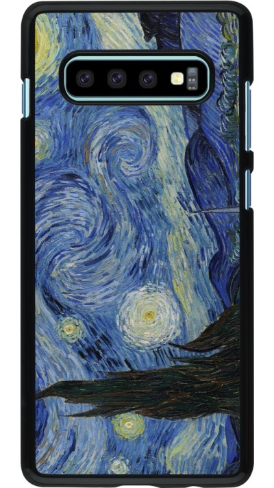 Coque Samsung Galaxy S10+ - Tableau art - La Nuit étoilée - Van Gogh