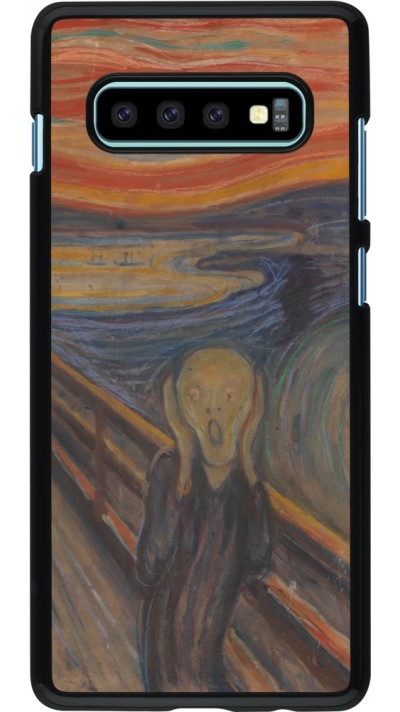 Coque Samsung Galaxy S10+ - Tableau art - Le Cri - Edvard Munch