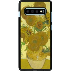 Coque Samsung Galaxy S10+ - Tableau art - Les Tournesols - Van Gogh