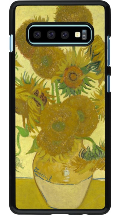 Coque Samsung Galaxy S10+ - Tableau art - Les Tournesols - Van Gogh