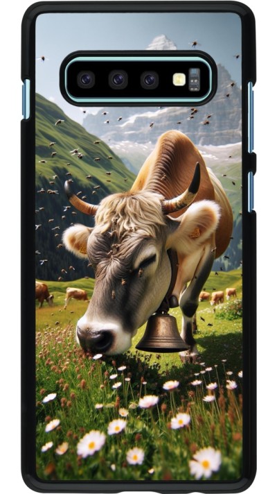Coque Samsung Galaxy S10+ - Vache montagne Valais
