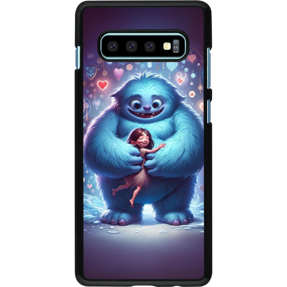 Coque Samsung Galaxy S10+ - Valentine 2024 Fluffy Love