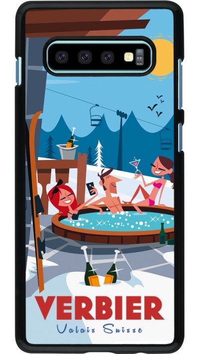 Coque Samsung Galaxy S10+ - Verbier Mountain Jacuzzi