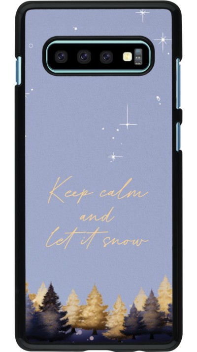 Coque Samsung Galaxy S10+ - Winter 25 Winter illustration of trees