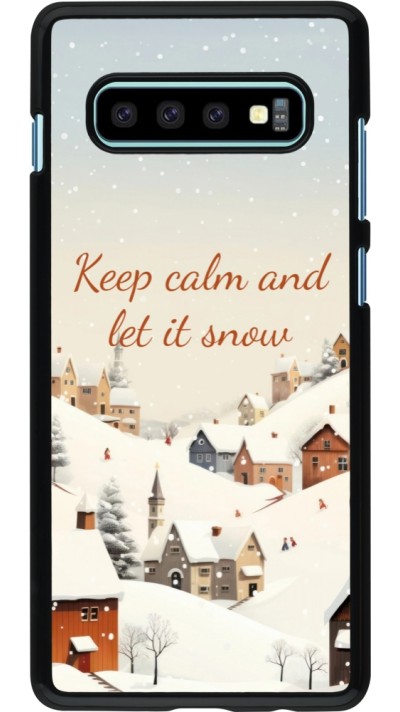 Coque Samsung Galaxy S10+ - Winter 25 Winter Keep calm and let it snow
