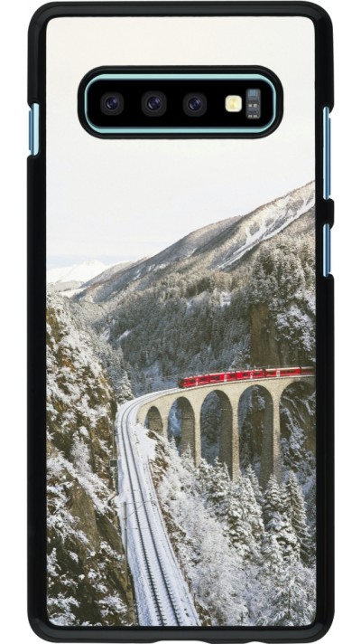 Coque Samsung Galaxy S10+ - Winter 25 Winter polar express