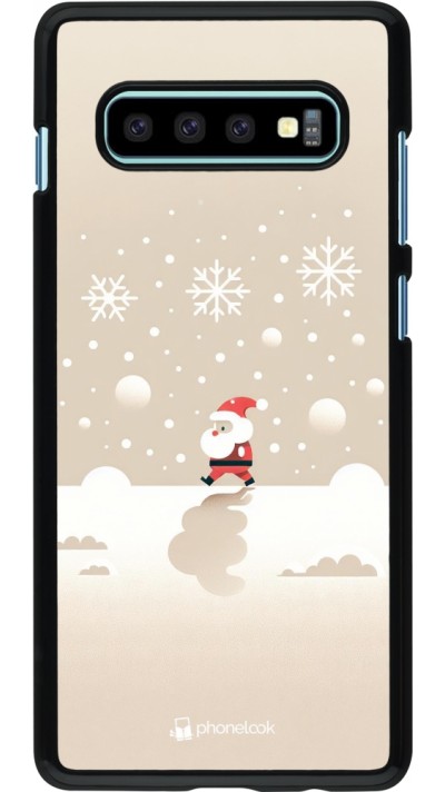 Coque Samsung Galaxy S10+ - Noël 2023 Minimalist Santa