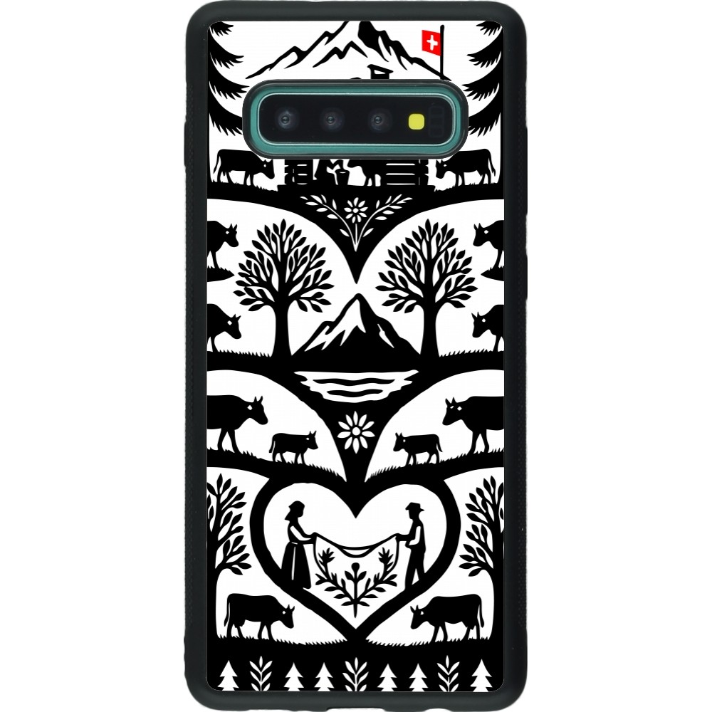 Samsung Galaxy S10+ Case Hülle - Silikon schwarz Poya Schweiz 2