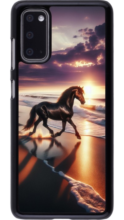 Coque Samsung Galaxy S20 - Cheval majestueux plage