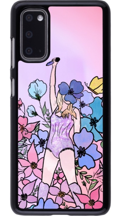 Coque Samsung Galaxy S20 - Taylor Swift Sketch - Pink