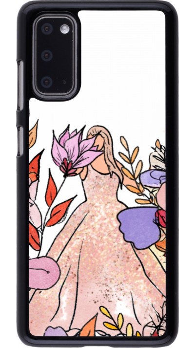 Coque Samsung Galaxy S20 - Taylor Swift Sketch - White