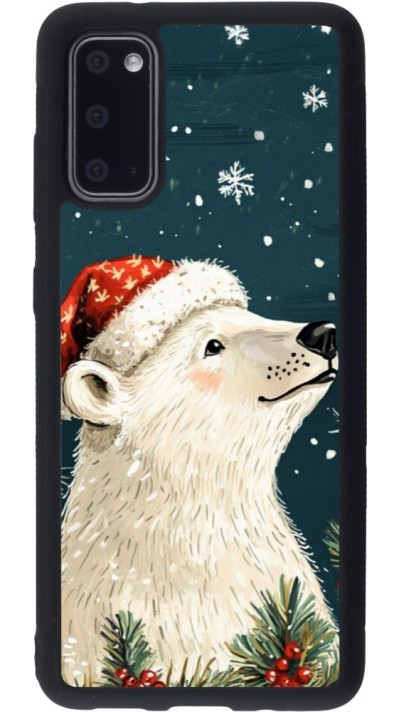 Coque Samsung Galaxy S20 - Silicone rigide noir Christmas 25 Bear
