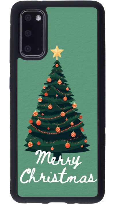 Coque Samsung Galaxy S20 - Silicone rigide noir Christmas 25 Xmas Tree