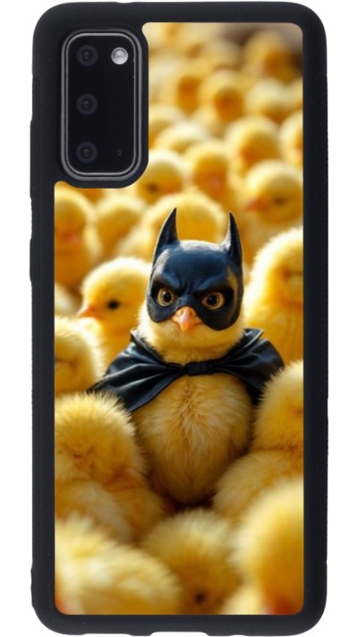 Coque Samsung Galaxy S20 - Silicone rigide noir Easter 2026 Chicken Batman