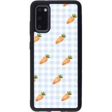 Coque Samsung Galaxy S20 - Silicone rigide noir Easter 2026 Pattern carrots