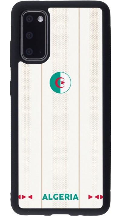 Coque Samsung Galaxy S20 - Silicone rigide noir Maillot de football Algérie 2026 personnalisable