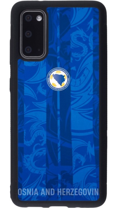 Coque Samsung Galaxy S20 - Silicone rigide noir Maillot de football Bosnie-Herzégovine 2026 personnalisable