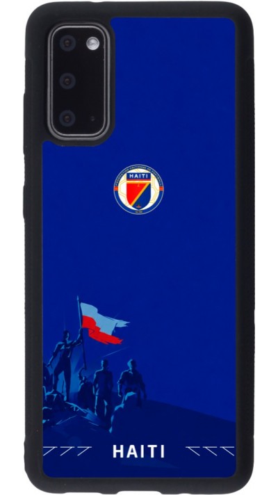 Coque Samsung Galaxy S20 - Silicone rigide noir Maillot de football Haiti 2026 personnalisable