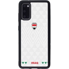 Coque Samsung Galaxy S20 - Silicone rigide noir Maillot de football Irak 2026 personnalisable