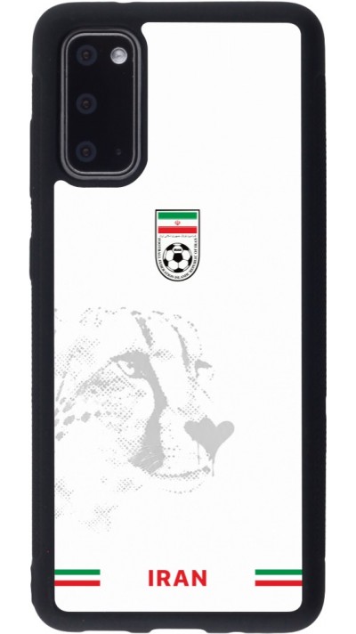 Coque Samsung Galaxy S20 - Silicone rigide noir Maillot de football Iran 2026 personnalisable