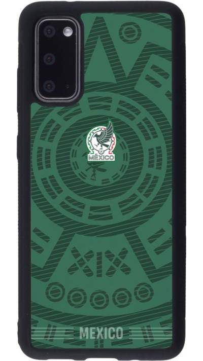 Coque Samsung Galaxy S20 - Silicone rigide noir Maillot de football Mexique 2026 personnalisable