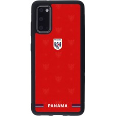 Coque Samsung Galaxy S20 - Silicone rigide noir Maillot de football Panama 2026 personnalisable