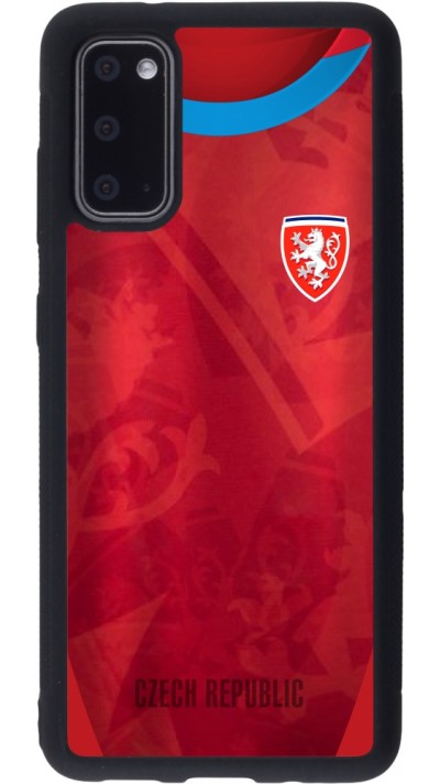 Samsung Galaxy S20 Case Hülle - Silikon schwarz Tschechische Republik personalisierbares Fussballtrikot Samsung Galaxy S20 Case Hülle - Silikon schwarz Tschechische Republik personalisierbares Fussballtrikot
