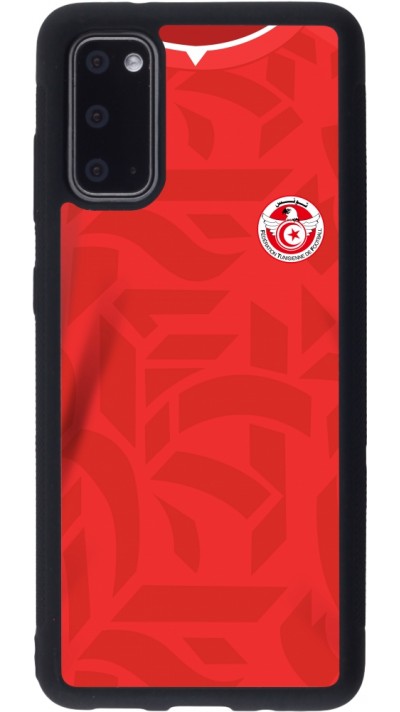 Samsung Galaxy S20 Case Hülle - Silikon schwarz Tunesien 2022 personalisierbares Fussballtrikot Samsung Galaxy S20 Case Hülle - Silikon schwarz Tunesien 2022 personalisierbares Fussballtrikot