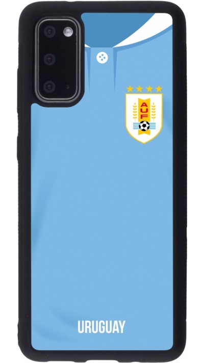 Samsung Galaxy S20 Case Hülle - Silikon schwarz Uruguay 2022 personalisierbares Fussballtrikot Samsung Galaxy S20 Case Hülle - Silikon schwarz Uruguay 2022 personalisierbares Fussballtrikot