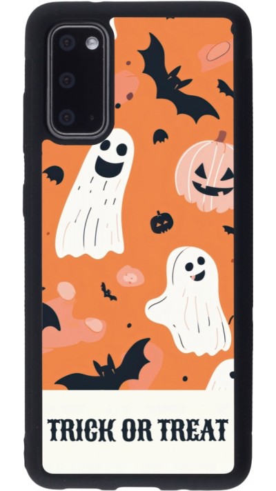 Coque Samsung Galaxy S20 - Silicone rigide noir Halloween 2025 Trick treat Coque Samsung Galaxy S20 - Silicone rigide noir Halloween 2025 Trick treat