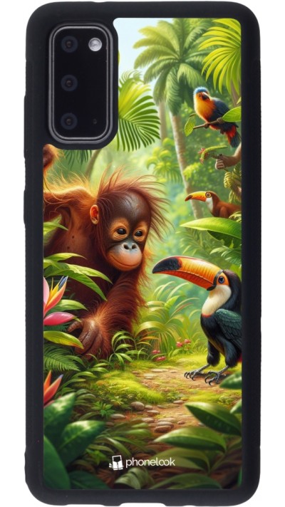 Samsung Galaxy S20 Case Hülle - Silikon schwarz Tropischer Dschungel Tayrona Samsung Galaxy S20 Case Hülle - Silikon schwarz Tropischer Dschungel Tayrona