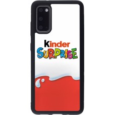 Coque Samsung Galaxy S20 - Silicone rigide noir Kinder Surprise