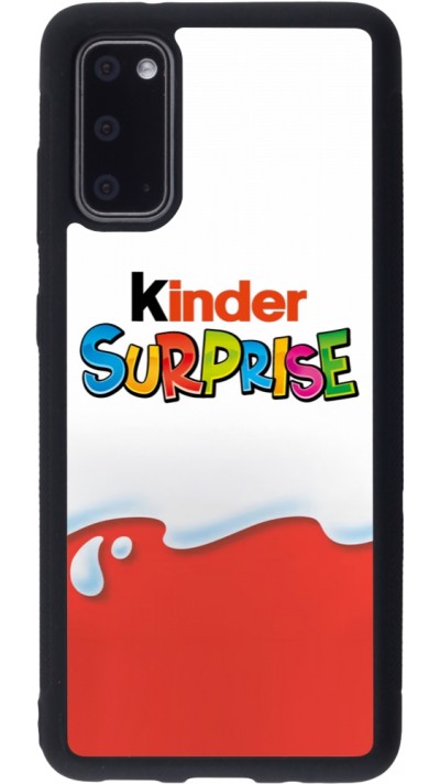 Coque Samsung Galaxy S20 - Silicone rigide noir Kinder Surprise Coque Samsung Galaxy S20 - Silicone rigide noir Kinder Surprise