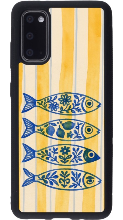 Coque Samsung Galaxy S20 - Silicone rigide noir Portuguese fish 2026