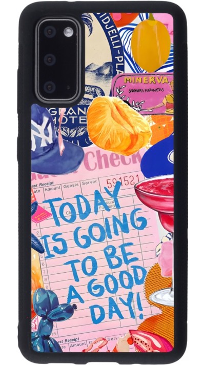 Coque Samsung Galaxy S20 - Silicone rigide noir Preppy Today is Going to be a good day Coque Samsung Galaxy S20 - Silicone rigide noir Preppy Today is Going to be a good day