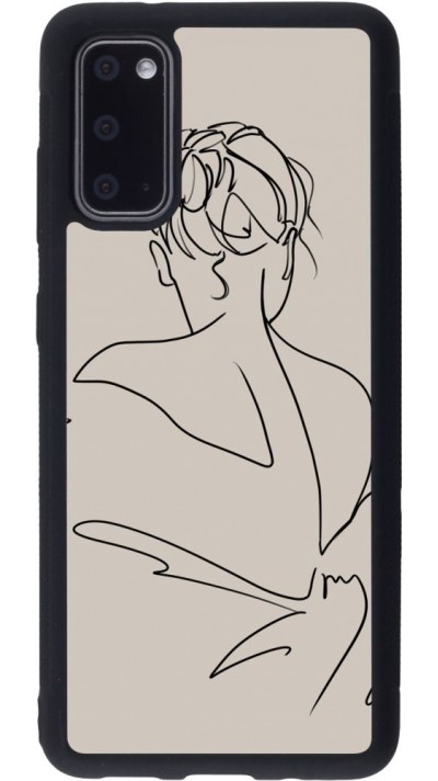 Coque Samsung Galaxy S20 - Silicone rigide noir Salnikova 05