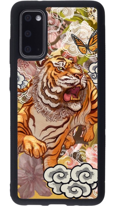 Coque Samsung Galaxy S20 - Silicone rigide noir Spring 23 japanese tiger Coque Samsung Galaxy S20 - Silicone rigide noir Spring 23 japanese tiger