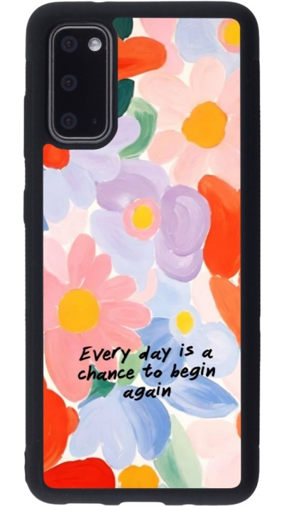 Coque Samsung Galaxy S20 - Silicone rigide noir Every day is a chance 2026